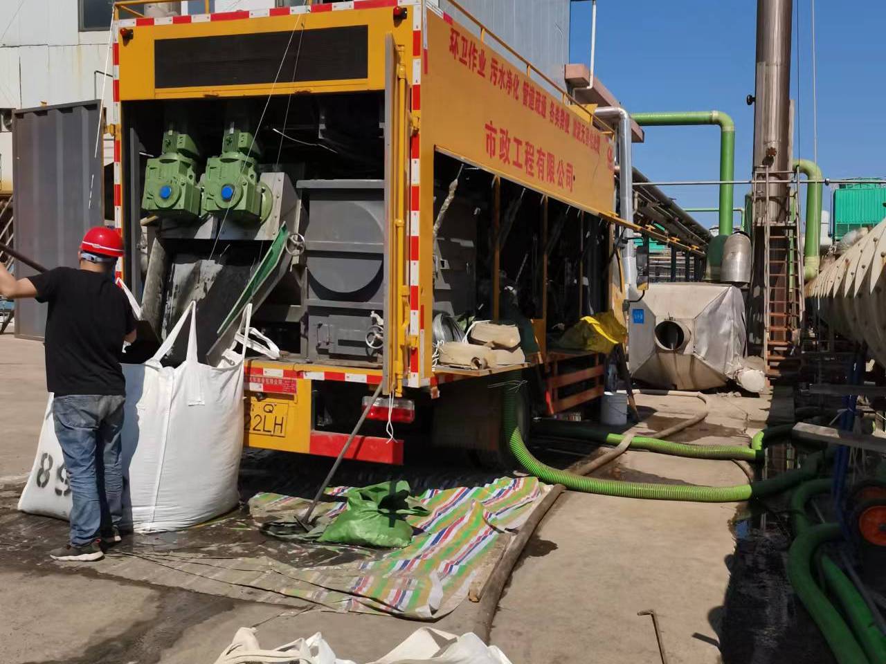 云浮淤泥压干处理